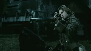 Spooky Pathway Through Sleepy Hollow Wallpaper