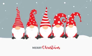 Spread Holiday Cheer With A Warm Christmas Gnome Wallpaper