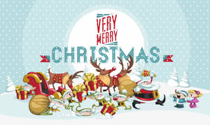 Spread Some Christmas Cheer With This Beautiful Widescreen Wallpaper Wallpaper