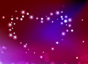 Spread The Love With Glitter Pink Hearts Wallpaper