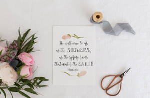 Spring Bible Quote Wallpaper