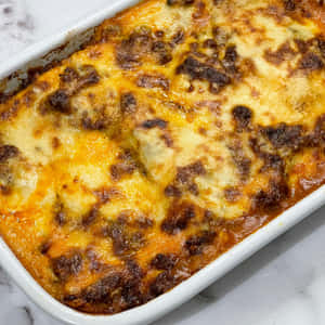 Square Aspect Ratio Lasagna Alla Bolognese Wallpaper