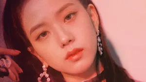 Square Up Jisoo Photoshoot Wallpaper