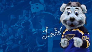 St Louis Blues Mascot Louie Wallpaper