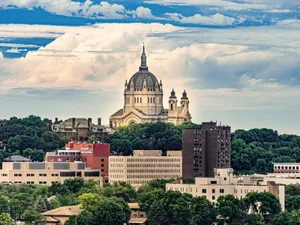 St Paul Minnesota Church Trees Wallpaper