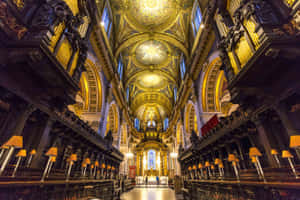 St. Paul's Cathedral Internal View Wallpaper