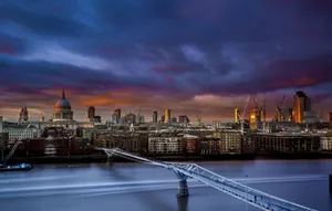 St Paul Thames River Wallpaper