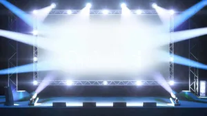 Stage Lights For Concert Event Wallpaper