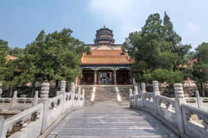 Stairway To Summer Palace Wallpaper