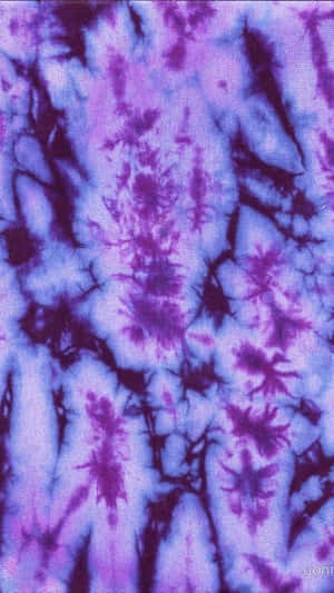 Stand Out In Style With This Purple Tie Dye Design Wallpaper