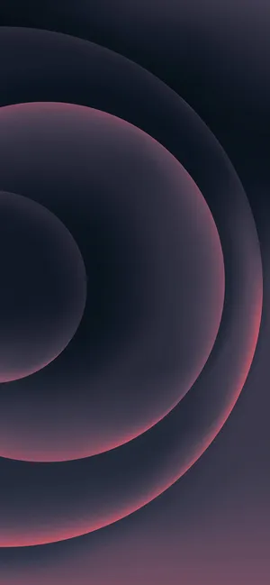 Standard Iphone 12 Abstract Circles Wallpaper