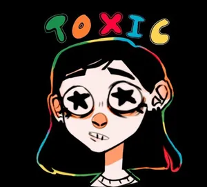 Star Eyes Toxic Girl Unique Cool Pfp Art Wallpaper