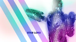 Star Lord Typography Art Wallpaper