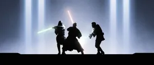Star Wars 2560 X 1080 Lightsaber Battle Wallpaper