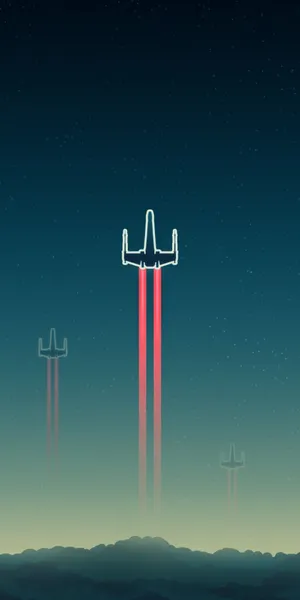 Star Wars Iphone 6 Plus Space Fighters Wallpaper