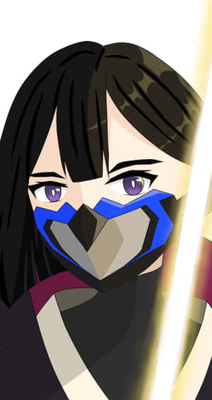 Star Wars Visions Warrior With Lightsaber Wallpaper