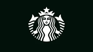 Starbucks Black And White Logo Wallpaper