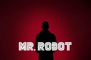 Stark Contrast - Mr. Robot In Minimalist Red Wallpaper