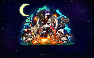 Starry Maplestory Wallpaper