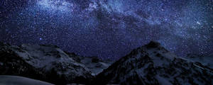 Starry Sky Dual Monitor Wallpaper