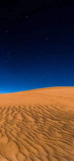 Starry Sky Of Vast Desert Iphone Wallpaper