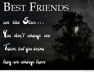 Stars Best Friend Quotes Wallpaper