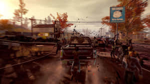 State Of Decay2 Zombie Horde Attack Wallpaper
