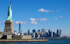 Statue Of Liberty Buildings Wallpaper