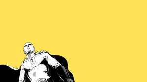 Stay Calm And Never Give Up With One Punch Man's Saitama. Wallpaper
