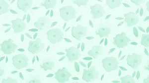 Stay Chill And Stay Cute With This Cool Mint Green Aesthetic Wallpaper