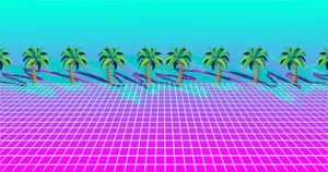 Stay Connected And Stylish With The New Vaporwave Tablet Wallpaper