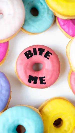 “stay Connected To Your Food With Food Phone!” Wallpaper