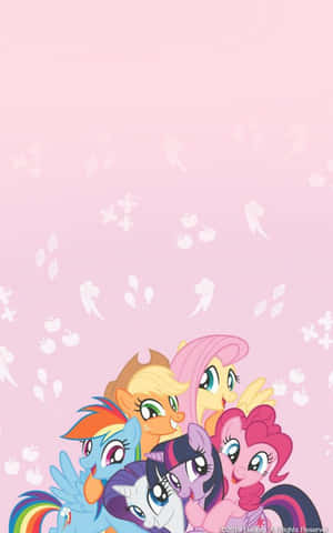 Stay Connected With Your Favorite Ponies From The Mlp Series Using Mlp Phone! Wallpaper