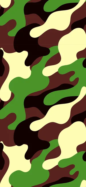 Stay Stealth With Green Camo Wallpaper