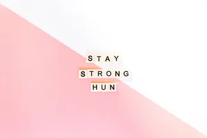 Stay Strong Motivational Quote Wallpaper