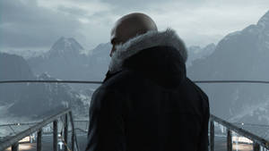 Stealth In The Snow - Hitman Hd Visualization Wallpaper