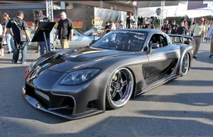 Steel Black Mazda Rx7 Fc Classic Code Wallpaper