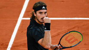 Stefanos Tsitsipas Looking Ahead Wallpaper