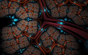 Step Into An Alternate Reality With This Awesome Dark Psychedelic Landscape Wallpaper