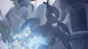 Step Into The Battle With Lynx And Fortnite Wallpaper