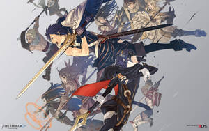 Step Into The Battlefield With The Heroes Of Fire Emblem Wallpaper