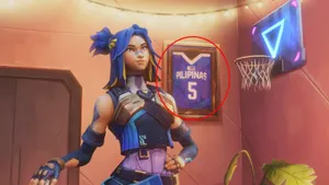 Step Up Your Aim And Your Style With Neon Valorant. Wallpaper