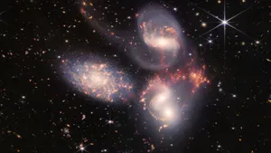 Stephan's Quintet Galaxy Group Astronomy Wallpaper
