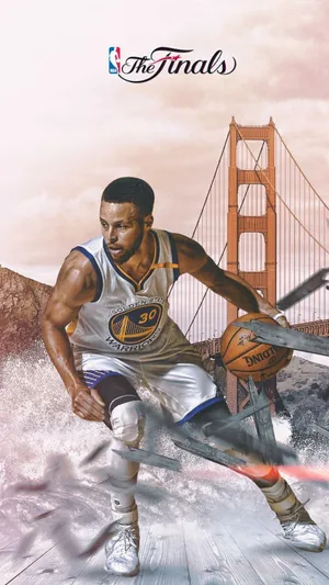 Stephen Curry Cool Vector Art Wallpaper