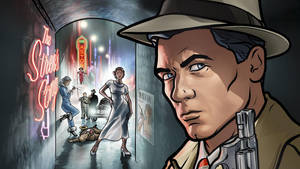 Sterling Archer Alleyway Wallpaper