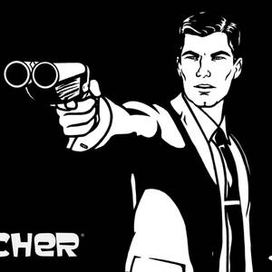 Sterling Archer Illustration Wallpaper