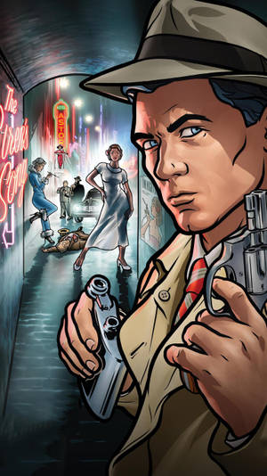 Sterling Archer Pathway Wallpaper