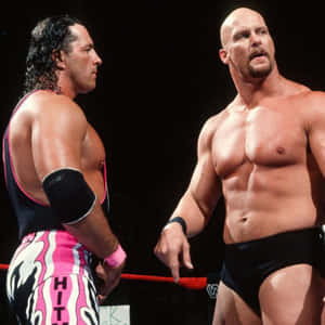 Steve Austin Bret Hart Wwe Wallpaper
