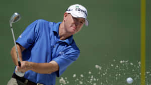 Steve Flesch Hitting A Ball Wallpaper