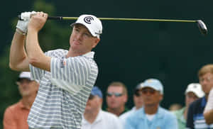 Steve Flesch With Crowd Wallpaper